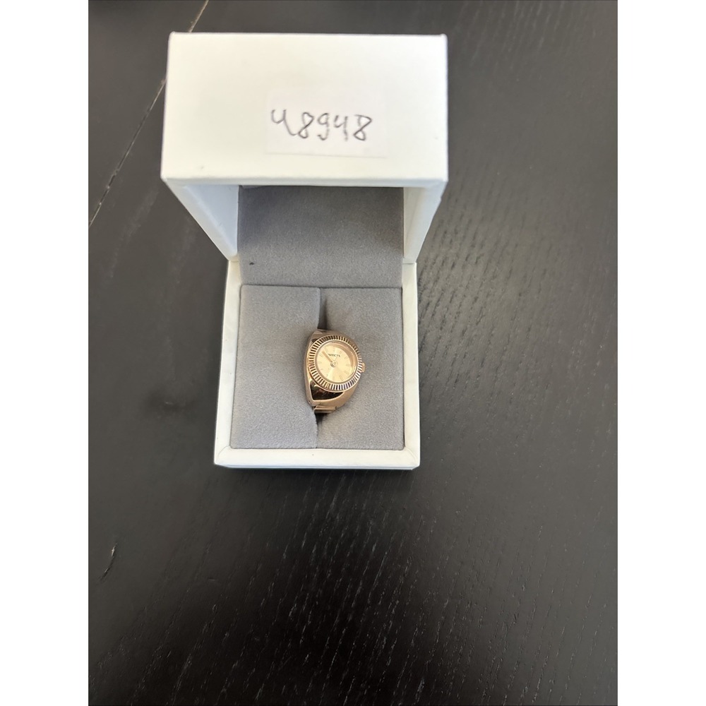 Invicta Mini Angel Quartz Crystal Rose Gold Dial Ladies Watch 48948 - Picture 4 of 4